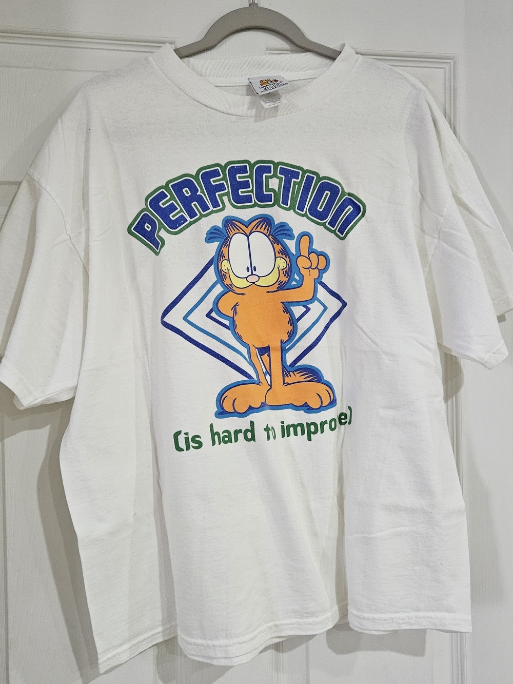 Vintage Garfield & Odie Approved Licensed Graphic Print T-Shirt